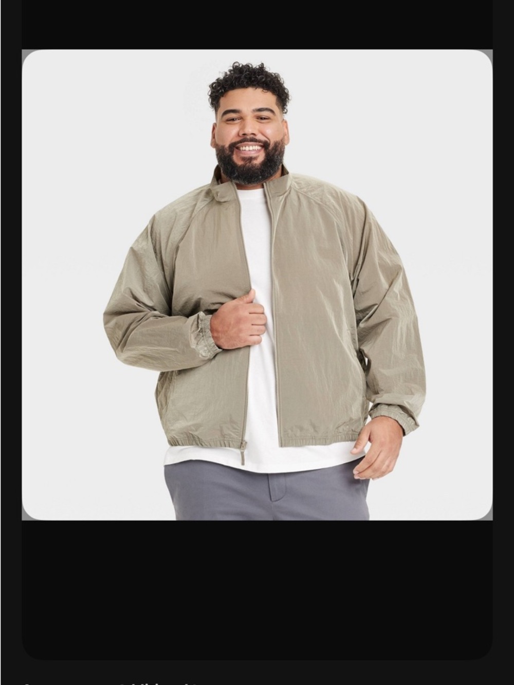 Men’s Big & Tall Windbreaker (4XL)